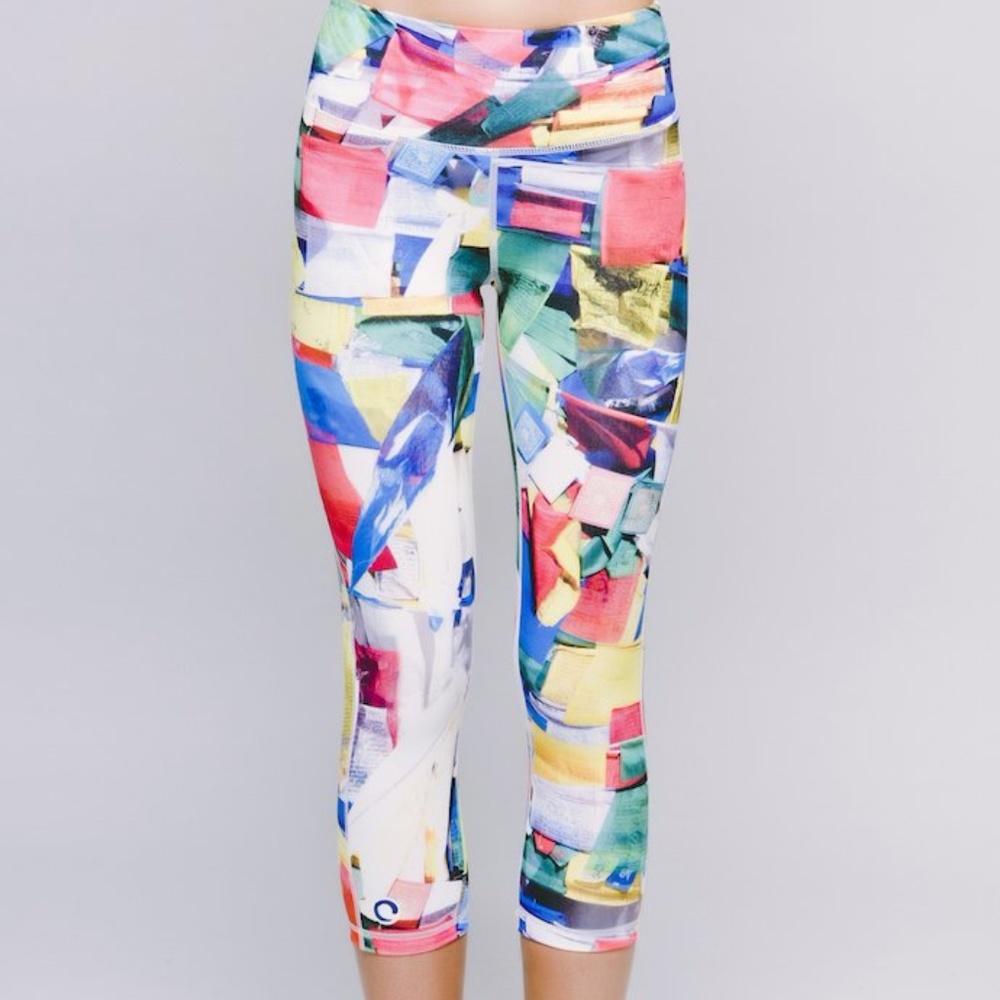 Patterned Cropped Leggings for Women